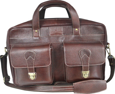

wild zarza london 15.6 inch Laptop Messenger Bag(Brown)