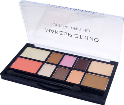 

One Personal Care Make Up Studio Ultra PRO HD-HF 541 (6 Silky Matte Eye Shadows, 1 Velvety Blush, 1 Face Highlighter, 1 Cheek Contour & 1 Glow Compact)