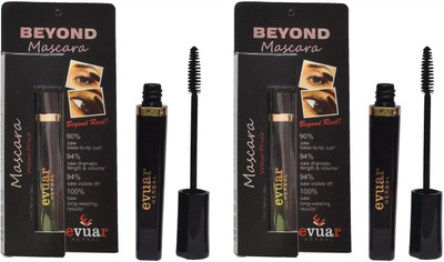 

Evuar Herbal Long Lasting Waterproof Mascara (Pack of 2) 15 ml(Black)