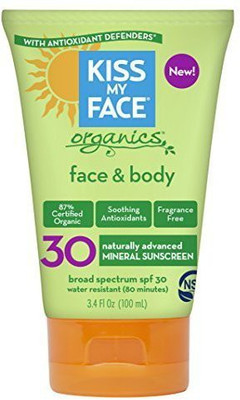 

Kiss My Face Sun Care Organic Face & Body Lotion(100.56 ml)