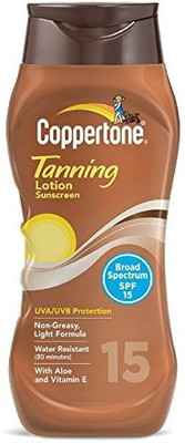 

Coppertone Spf1 Water Resistant UvaUvb Protecion Tanning Sunscreen Lotion(295.74 ml)