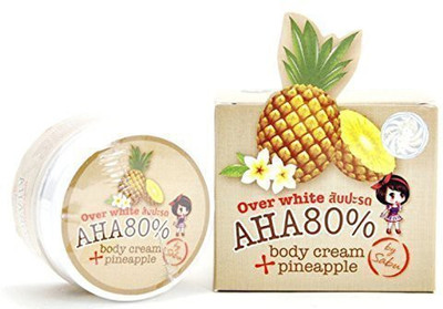 

Dadyshop Over White Aha Whitening Body Cream Pineapple Skin White(30 g)