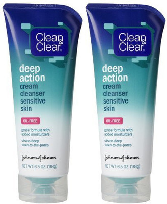 

Clean & Clear Clean & Clear Deep Action Cream Cleanser Sensitive Skin(192.23 ml)