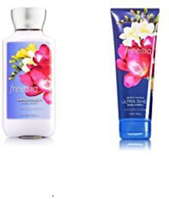 

Bath & Body Works Freesia Body Lotion & Body Cream Combo Pack(236 ml)