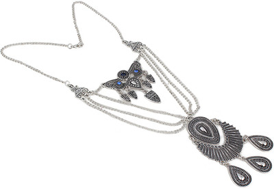 Aradhya Silver Plated Alloy Necklace
