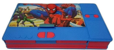 

13-HI-13 Themed Flowers Art Plastic Pencil Box(Set of 1, Multicolor)