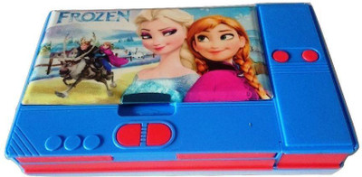 

PTCMart Frozen Flowers Art Plastic Pencil Boxes(Set of 2, Multicolor)