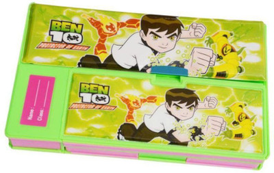 

PTCMart Ben 10 Flowers Art Plastic Pencil Box(Set of 1, Multicolor)