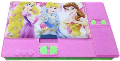

PTCMart Barbie Flowers Art Plastic Pencil Box(Set of 1, Multicolor)