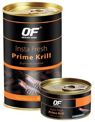

ROYAL PET OCEAN FREE Insta Fresh Prime Krill 100g | High Pressure Heat Steam Sterilization | 100 g Wet Fish Food