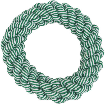 

SRI High Quality Cotton Braided Rope Ring Dental Teething Bite Resistant Chew Toy For Dog-Medium Cotton Chew Toy, Fetch Toy For Dog