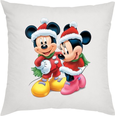 ME&YOU Polyester Fibre Toons & Characters Cushion Pack of 1(White)