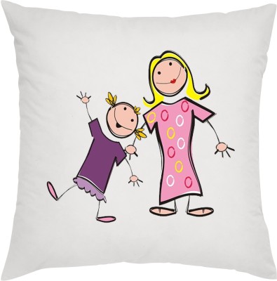 ME&YOU Polyester Fibre Toons & Characters Cushion Pack of 1(White)