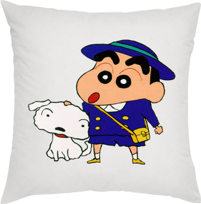 ME&YOU Polyester Fibre Toons & Characters Cushion Pack of 1(White)