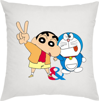 ME&YOU Polyester Fibre Toons & Characters Cushion Pack of 1(White)