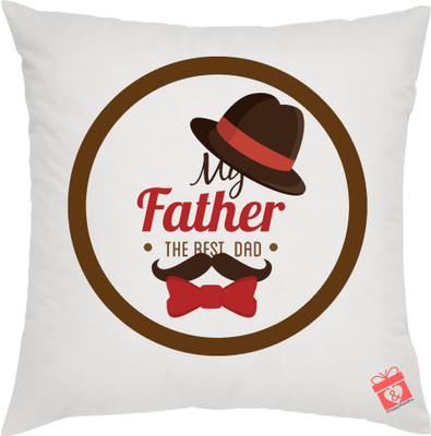 ME&YOU Polyester Fibre Quotes Cushion Pack of 1(White)