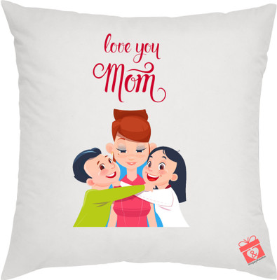 ME&YOU Polyester Fibre Toons & Characters Cushion Pack of 1(White)