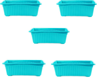 

Plantinghub JUPITER POT PACK OF 5 PCS Plant Container Set(Pack of 5, Plastic)