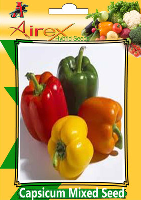 

Airex Capsicum Mixed (Hybrid) Vegetables Seed (Pack Of 15 Seed Per Packet) Seed(15 per packet)