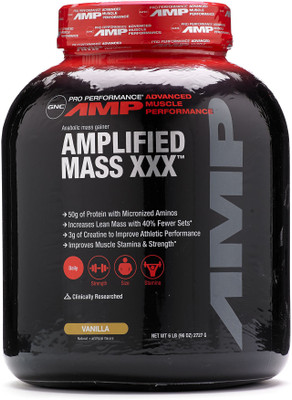 

GNC Weight Gainers/Mass Gainers(2727 g, Vanilla)