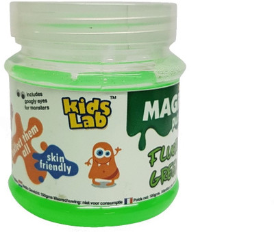 

KidsLab Magic Putty Fluoro Green 100gms Green Putty Toy