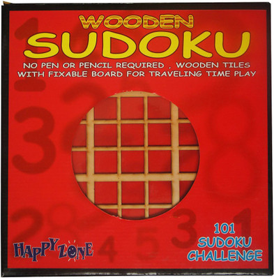 

HickoryDickoryBox Wooden Sudoku Puzzle | Wooden Sudoku Game of logic(3 Pieces)