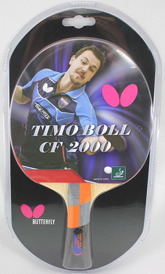 Butterfly Timo boll Cf 2000 Multicolor Table Tennis Racquet(Pack of: 1, 350 g)