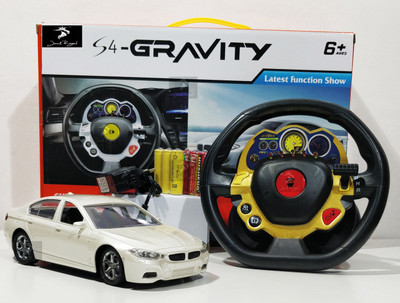 

Jack Royal 1:18 scale S4 gravity induction remote control pearl white bmw car(White)