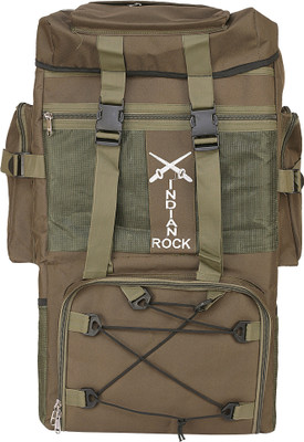

Kouzi Best quality solid rucksack travelling backpack 70ltr. Rucksack - 70(Green)