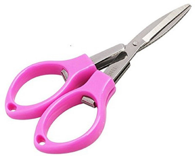 

Raaya Professional Salon & Parlour Use Scissors / Plastics Handle Folding Scissors Scissors(Set of 1, Pink)