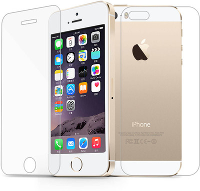 Case Creation Front and Back Tempered Glass for Apple Iphone 4S / 4S / SE(Pack of 2)