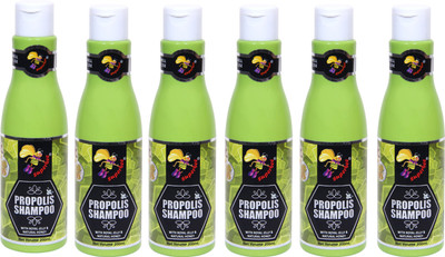 

Super Bee Propolis Shampoo with Royal jelly & Natural honey 200 ml (Pack of 6)(200 ml)