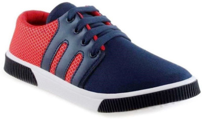 

SAM-ERA Mis 347 Blue Sneakers For Men(Red, Blue