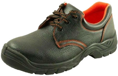 SAVIOUR shock proof shoes Casuals For Men(Black, Orange)