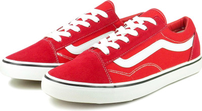 

Ripley LaceUp Sneakers For Men(Red, White