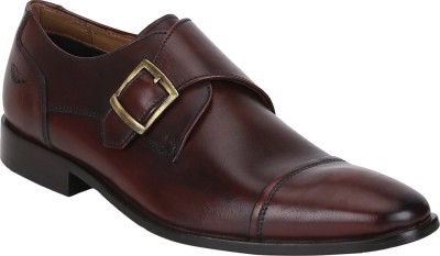 PARK AVENUE Monk Strap For Men(Brown , 11)