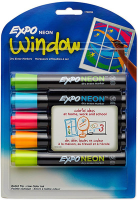 Expo NEON Bullet Tip Nib Sketch Pen(Multicolor)
