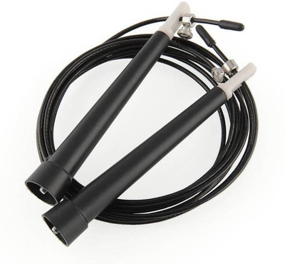 

RIGHTWAY FITNESS Jump Speed Skipping Rope (Black, Pack of 1) Speed Skipping Rope(Black, Length: 699 cm)