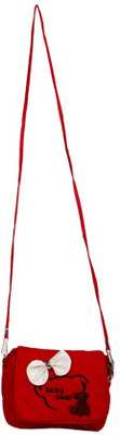 

Aliado Women Casual Red Cotton Sling Bag
