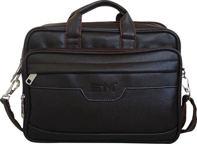 

SM 11 inch Laptop Messenger Bag(Brown), Coffee