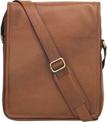 

Charpe Men & Women Casual Brown Genuine Leather Sling Bag