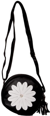 

Aliado Women Casual Black Leatherette Sling Bag