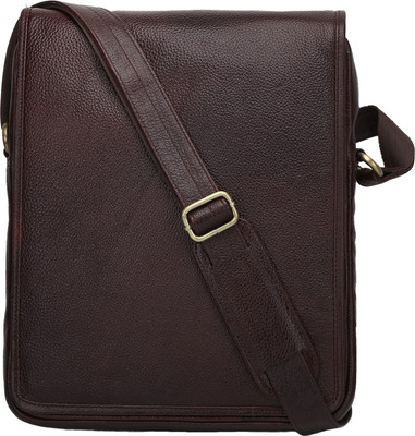 

Charpe Men & Women Casual Brown Genuine Leather Sling Bag