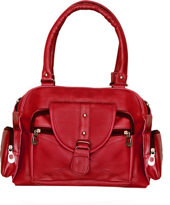 

MK Enterprises Girls Casual Maroon Leatherette Shoulder Bag