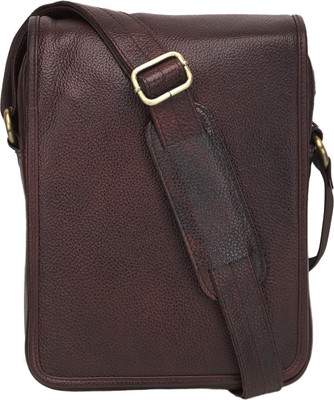 

Charpe Men & Women Casual Brown Genuine Leather Sling Bag
