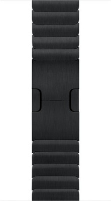 

EWOKIt Stainless Steel iWatch 38mm Link Smart Watch Strap(Black), Silver