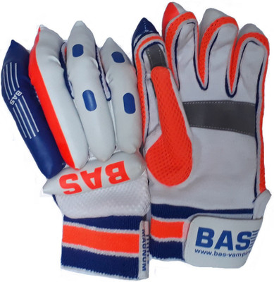 

BAS Magnum Batting Gloves (Men, White, Multicolor)