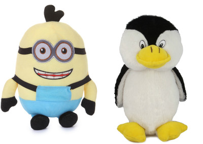 

Deals India Smilling Binocular Stuffed Toy(30 cm) and Penguin (26 cm) Combo Set of 2 - 20 cm(Multicolor)