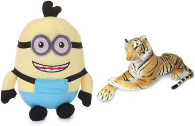 

Deals India Smilling Binocular Stuffed Toy(30 cm) and Brown stuffed tiger animal (32 cm) combo - 20 cm(Multicolor)