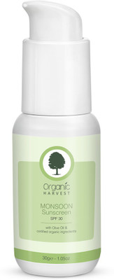 

Organic Harvest Sunscreen - Monsoon - SPF SPF 30 PA+(10 g)
